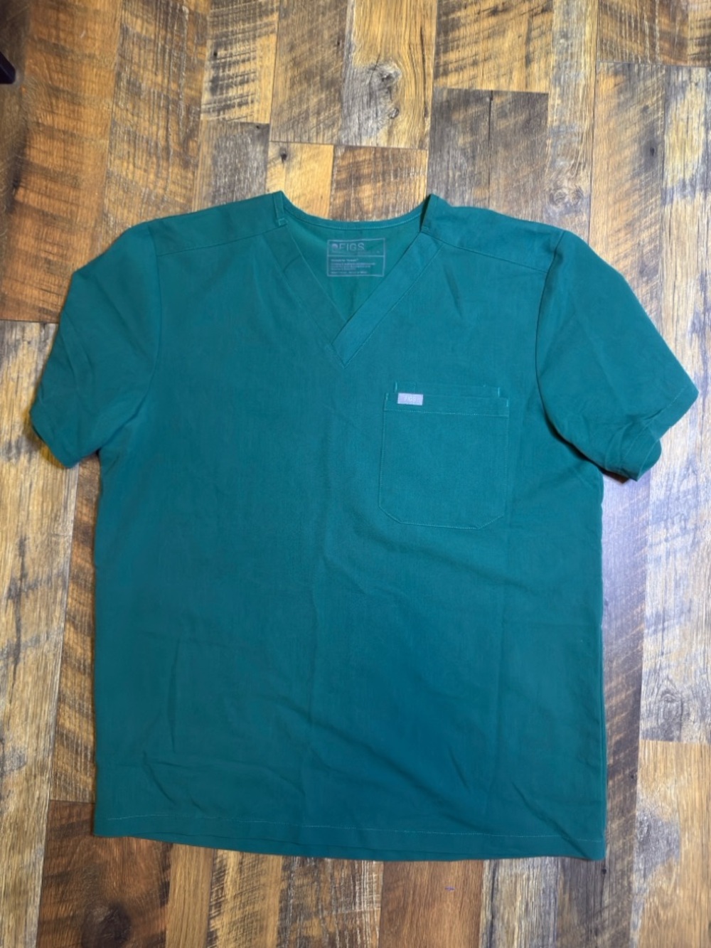Figs Hunter Green Mens set Leon scrub top Tasen jogger pants size Large L - Picture 2 of 9
